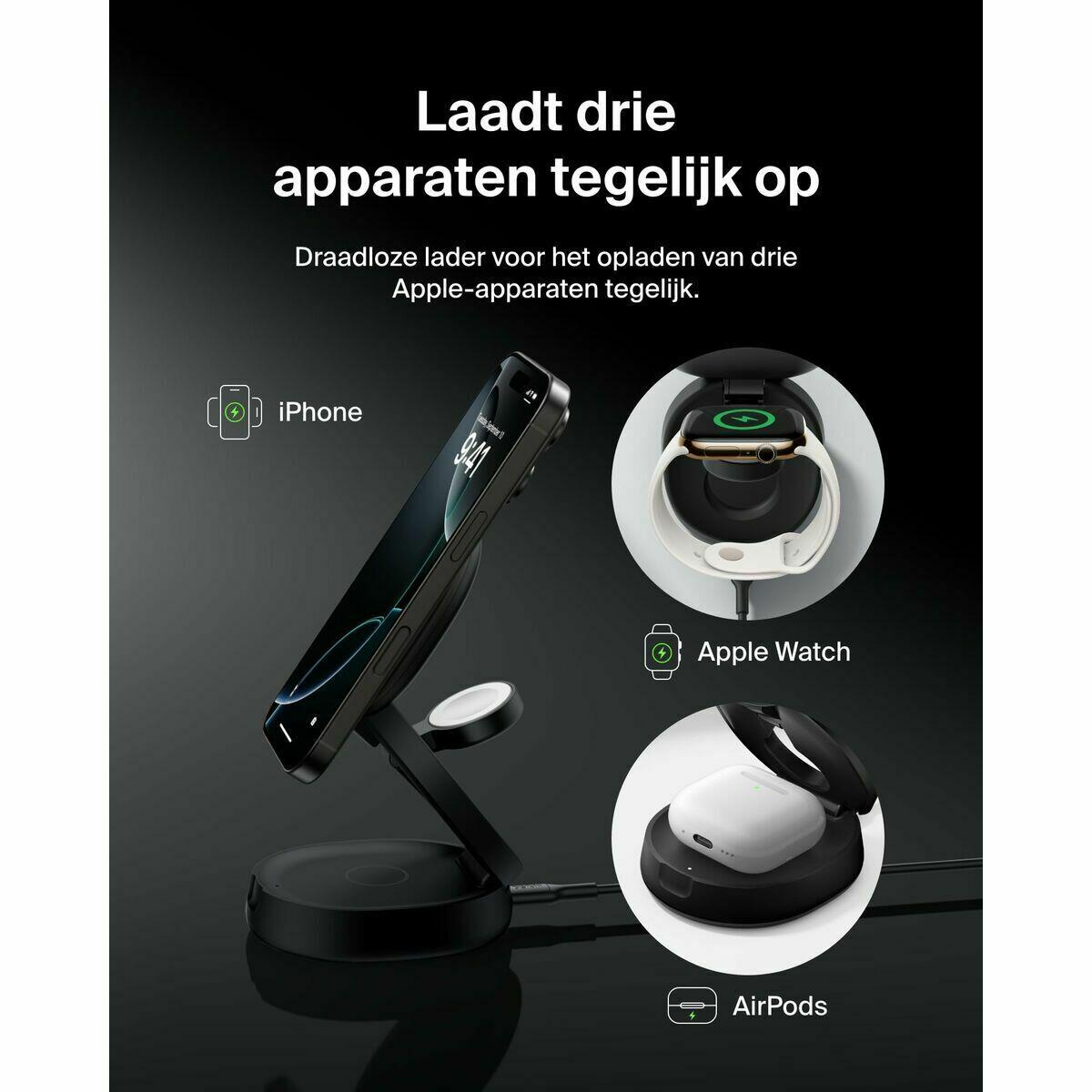 Carregador sem Fios BELKIN WIZ034KQBK Preto 2/5