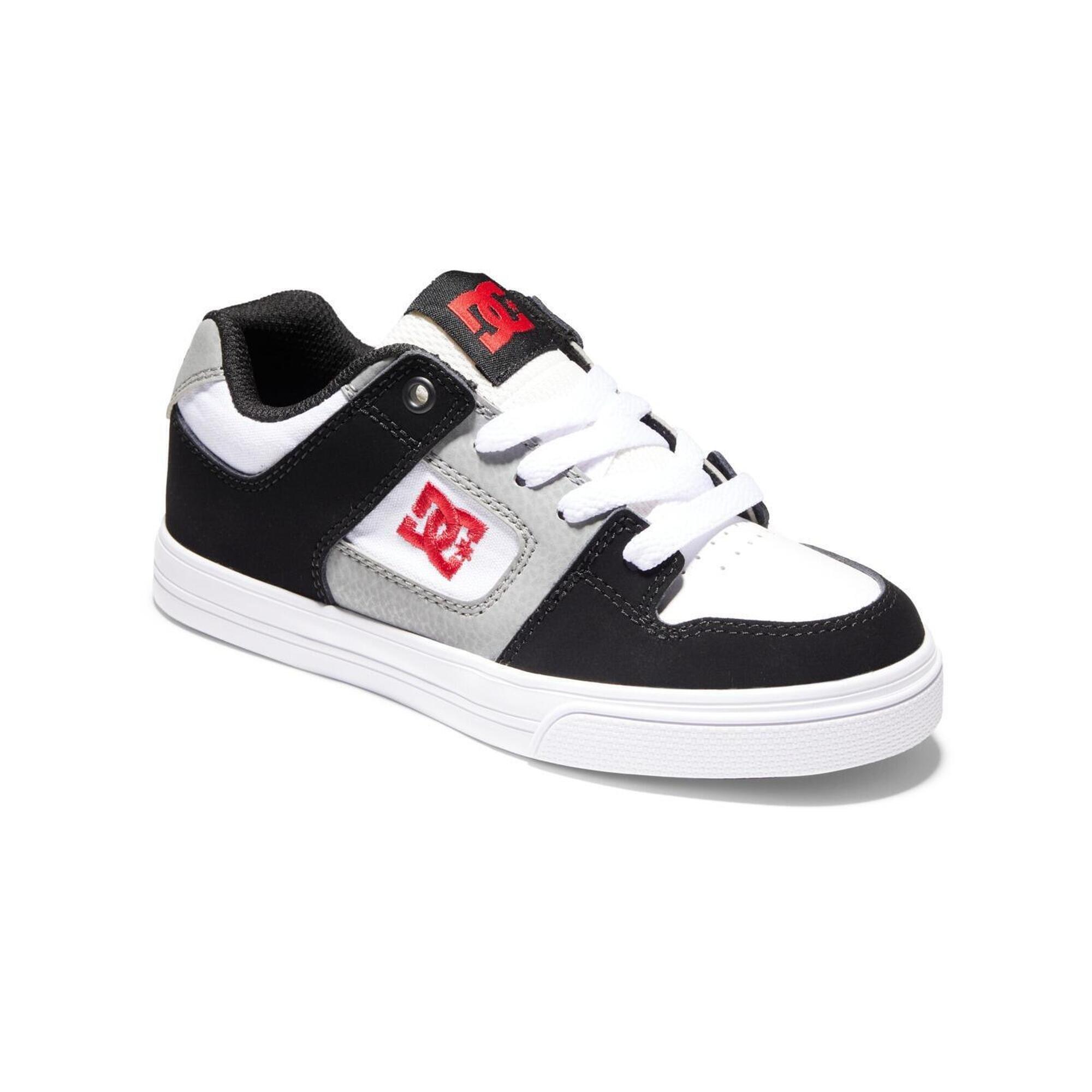 Dc Shoes - Chaussures En Cuir Pure Blanc Garçon - Baskets - Blanc - Decathlon