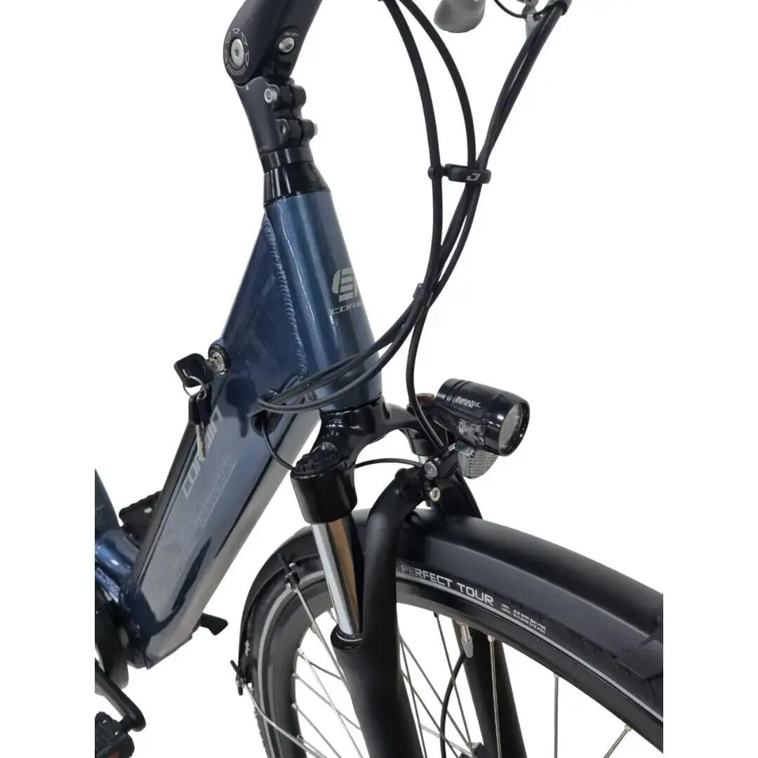 Corwin 28426 elektrische fiets - 28 inch, middenmotor, maat L, blauw 5/7