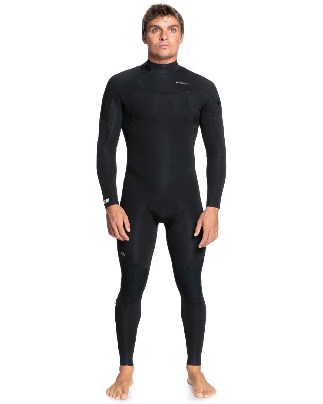 Quiksilver Neoprenanzug mit Rückenreißverschluss 3/2MM EVERYDAY SESSIONS Schwarz Herren