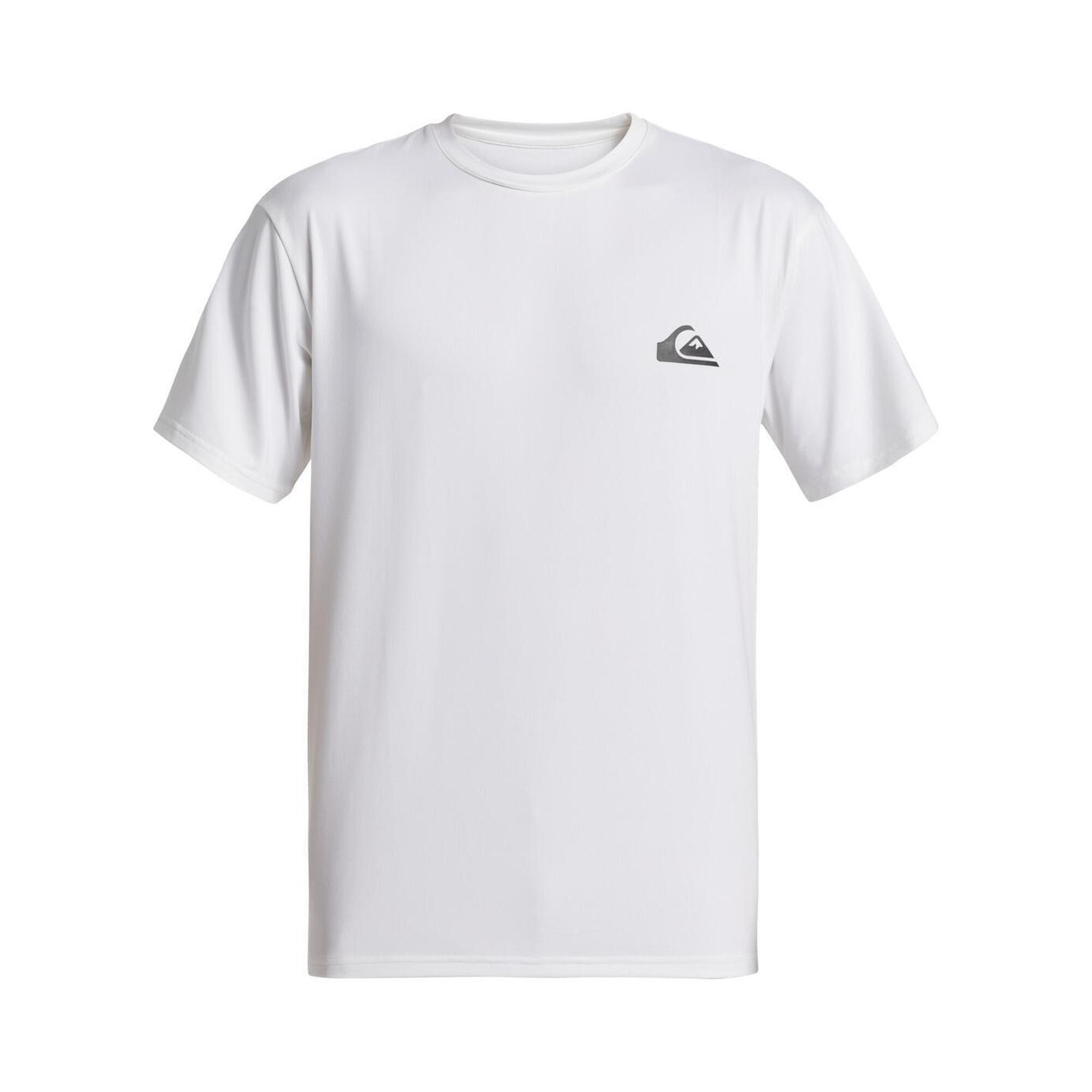 Quiksilver - T-shirt De Surf À Manches Courtes Upf50 Everyday Surf Blanc Homme - Haut De Maillot De Bain - Blanc - Decathlon