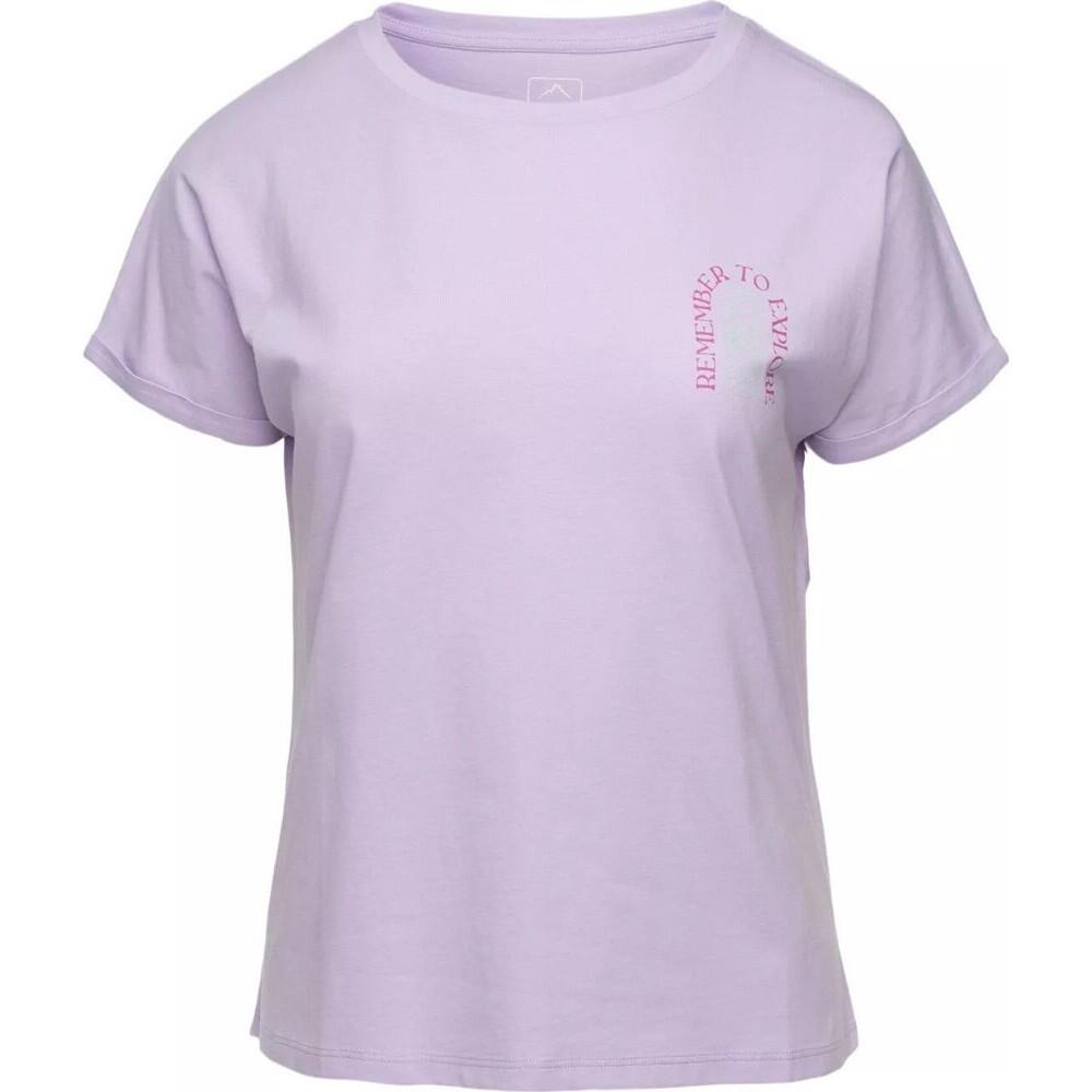 Elbrus - Tshirt Cirno Femme (lilas Pastel) - T-shirt Manches Courtes - Mauve|rose - Decathlon