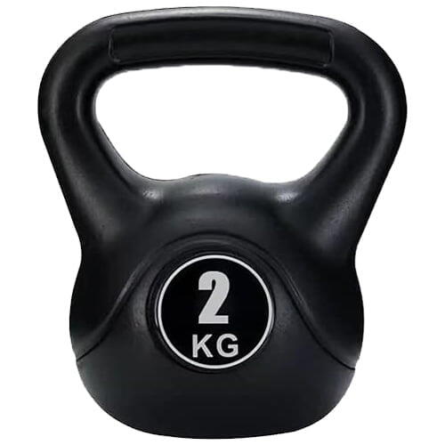 Kettlebell Pesa Rusa de PVC de 2kg 1/7