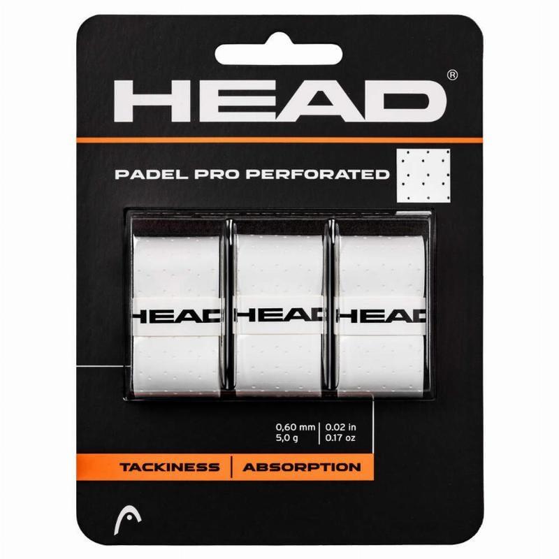 Overgrips Head Padel Pro Perforado Blanco 3 Unidades 5/5