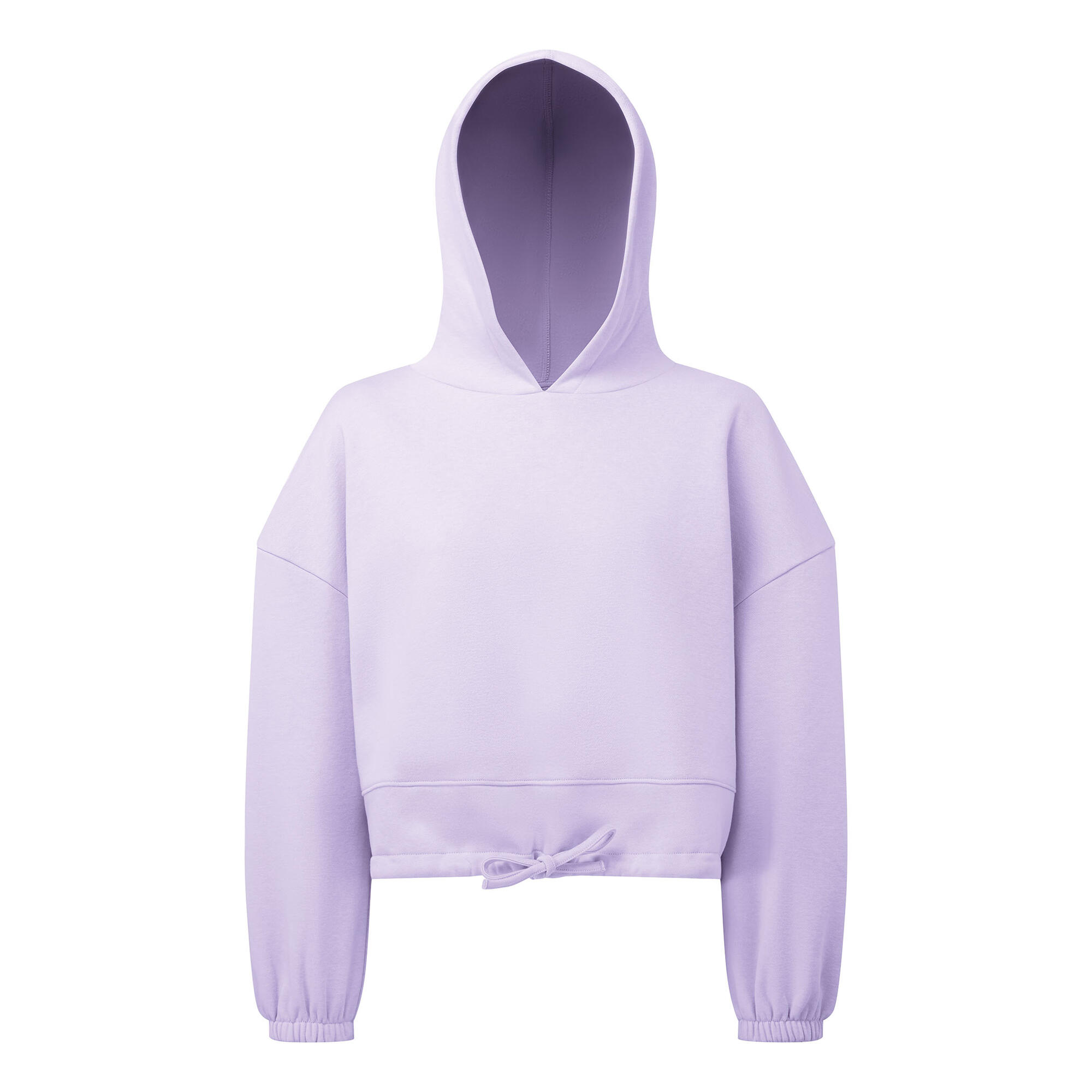 TRIDRI Womens/Ladies Cropped Oversize Hoodie (Lilac)