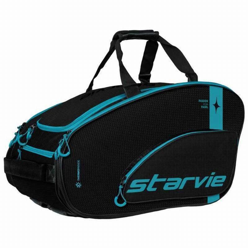 StarVie Racing Drax Saco De Padel Preto Azul 4/5