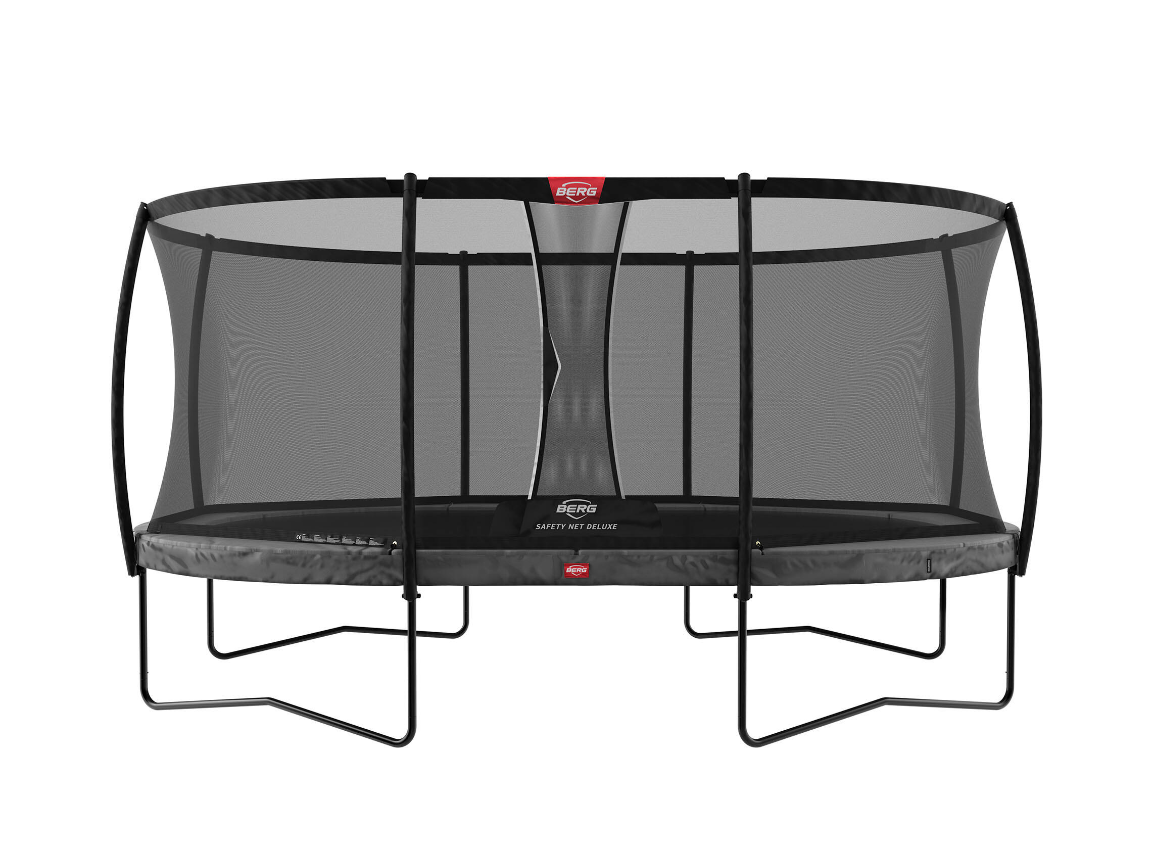 BERG Trampolino BERG Grand Champion Regular 350×250 cm grigio con rete Deluxe