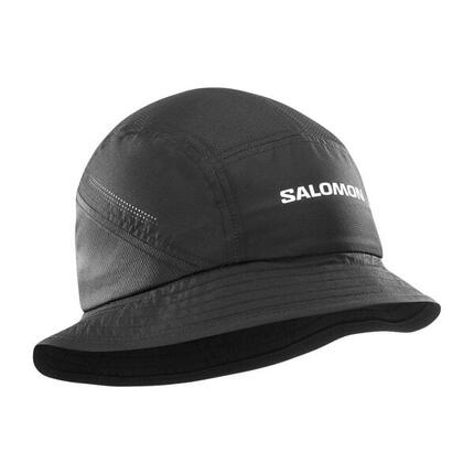 Gorra Shakeout Bucket Hat Deep Black running Unisex Negro Salomon