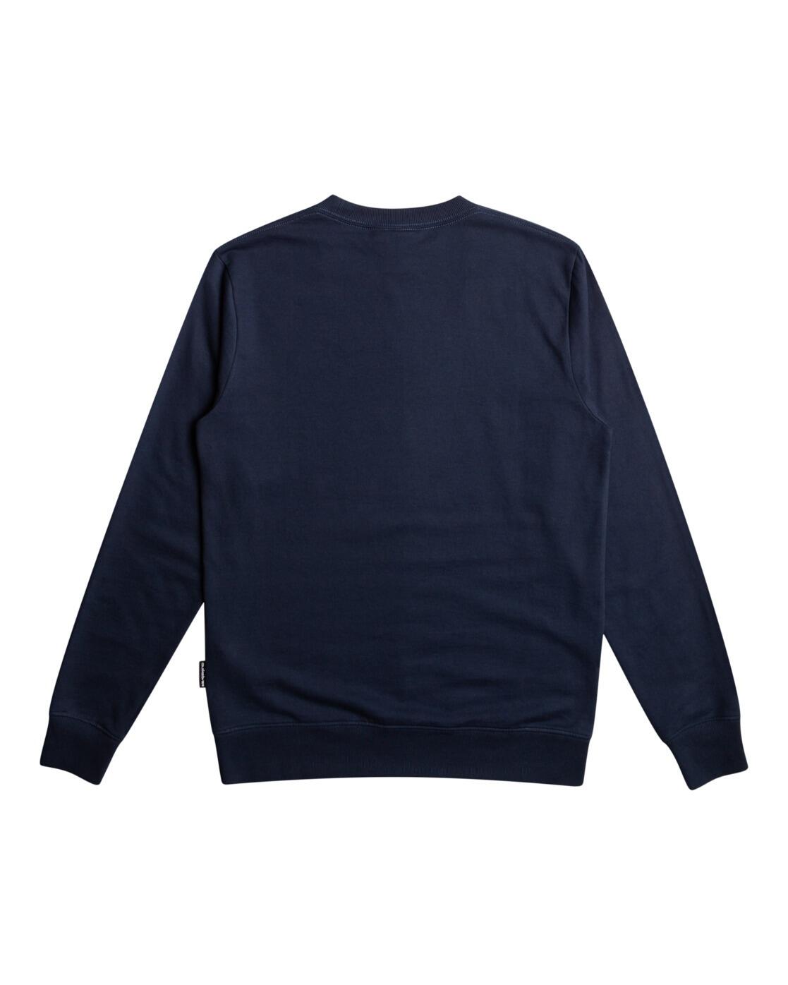 Pull à col rond BASIC Bleu Homme 2/4