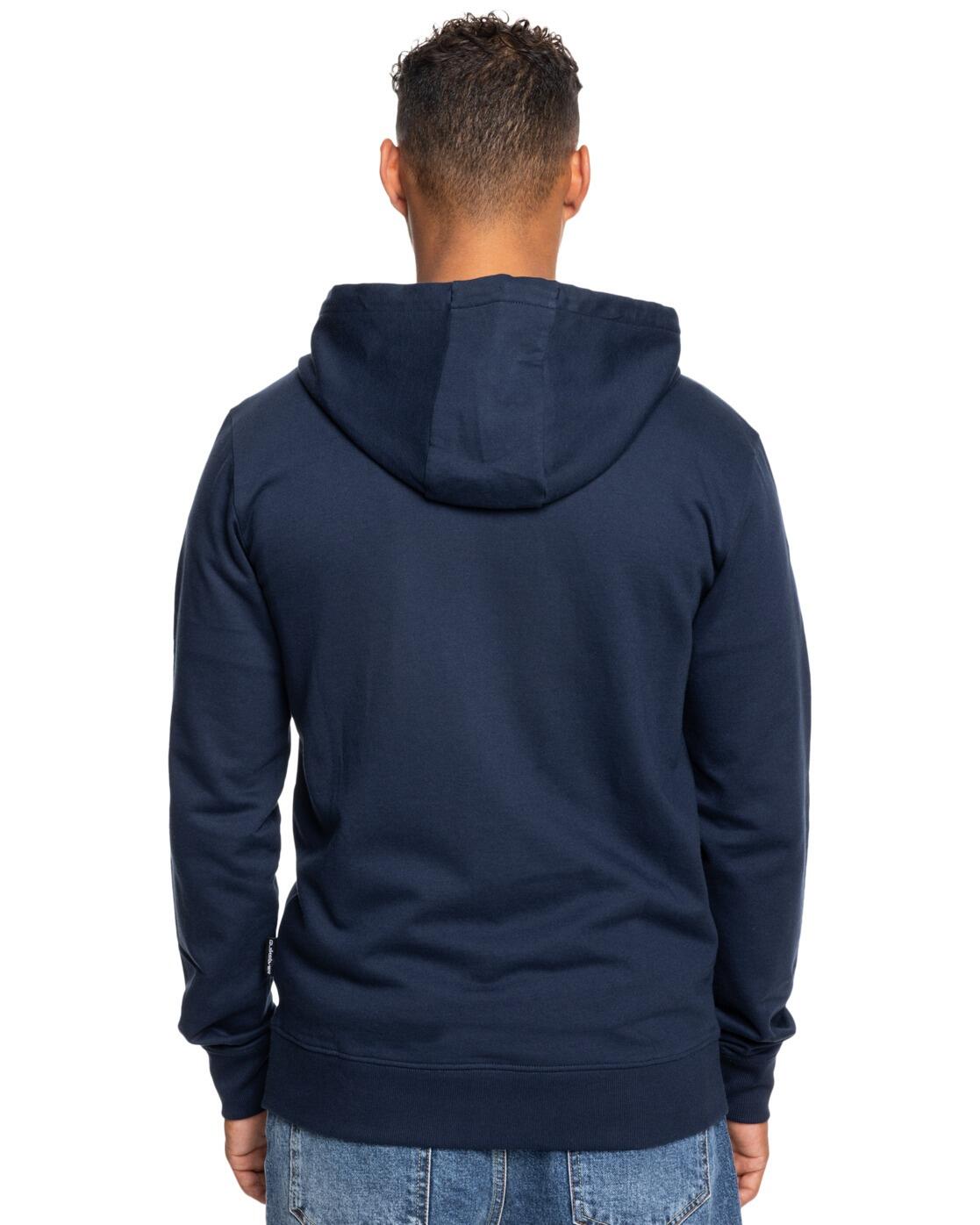 Hoody met Rits over de hele lengte BASIC ZIP Blau Heren 2/4