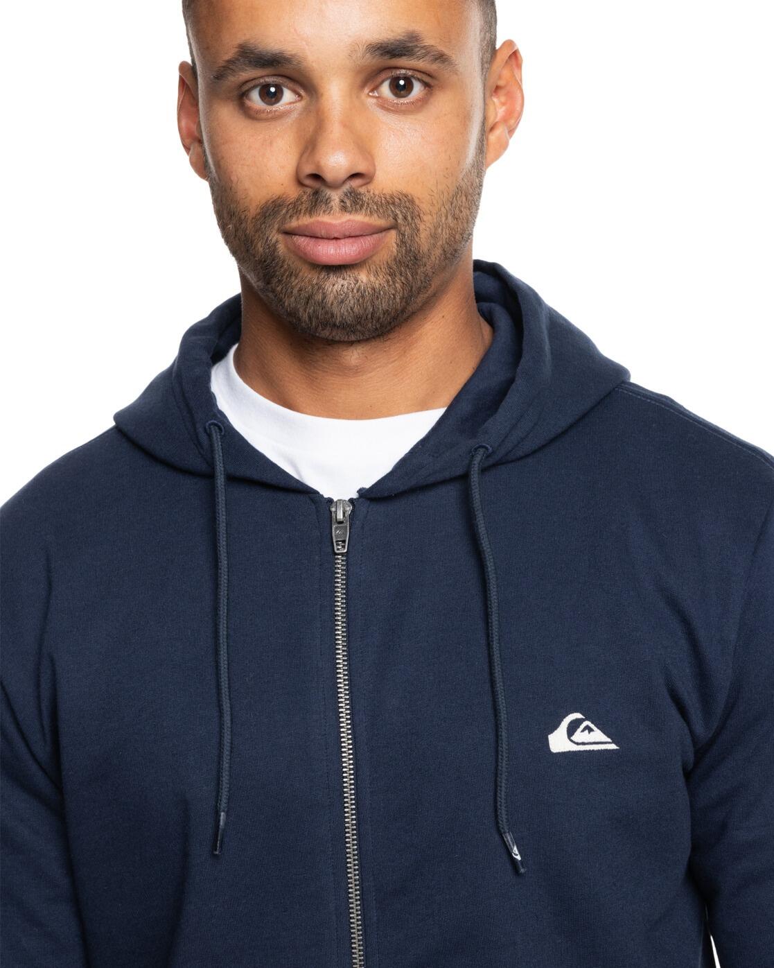 Hoody met Rits over de hele lengte BASIC ZIP Blau Heren 4/4