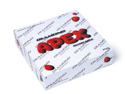 Diamond apex fenolhars poolballen traditioneel 57,2mm - phenolic pool balls