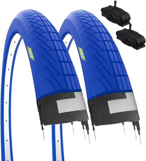 2 copertoni blu 20x1.75 + camere pneumatici graziella bici 20 x 1.75 EV