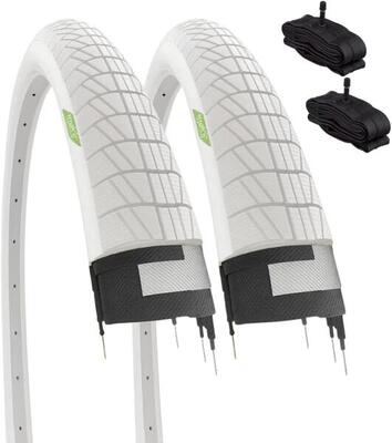 2 copertoni bianchi 20x1.75 +camere. pneumatici bici 20 x 1.75 graziella EV