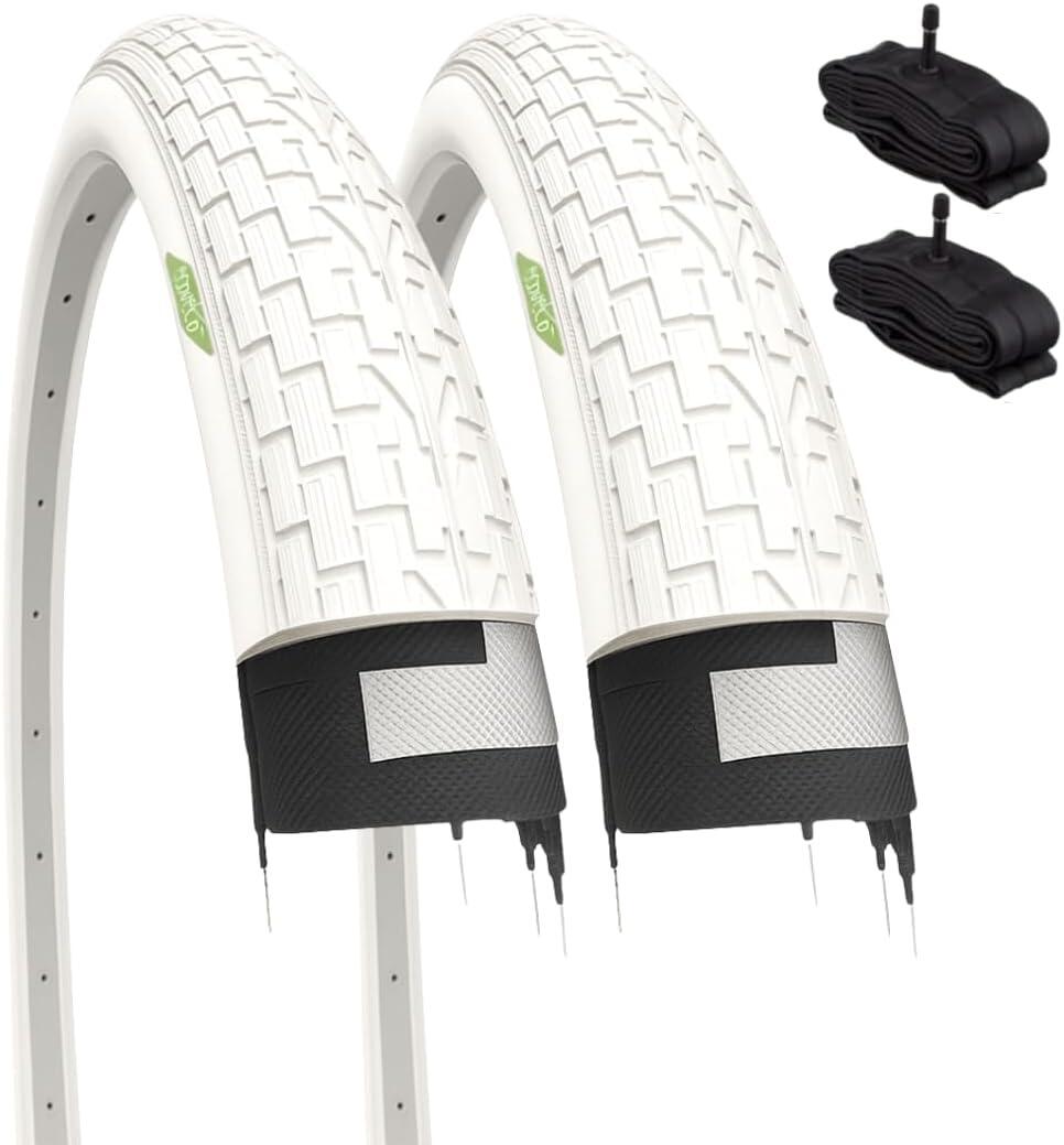 ECOVELO 2 copertoni bianchi 20x1.95 (50-406) +camere, pneumatici bmx 20 x 1.95 bimbo EV