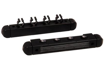 Lexor support mural pour 4 queues de billard noir