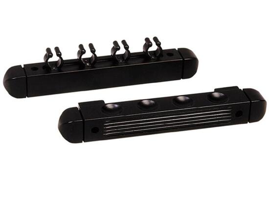 Lexor support mural pour 4 queues de billard noir