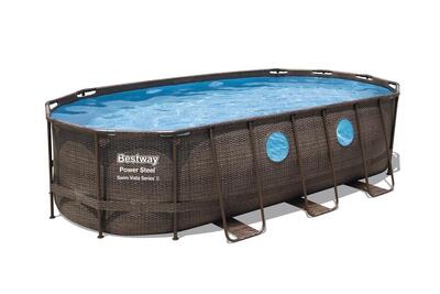 549 x 274 x 122 cm bestway power steel swim vista zwembad set
