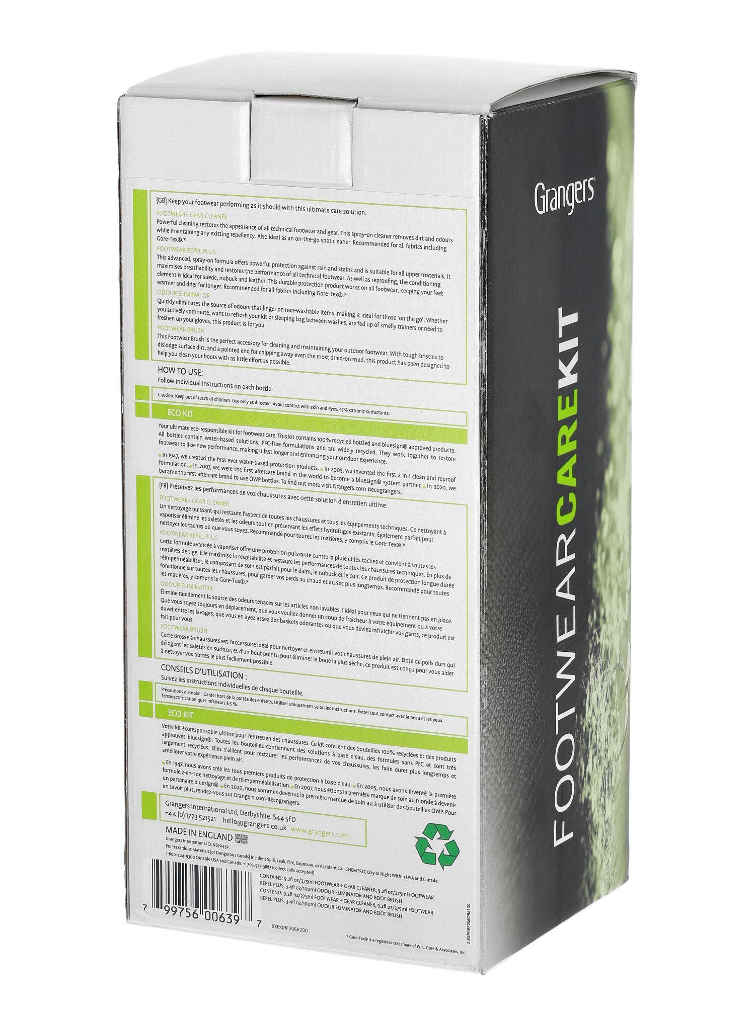 Set Per La Cura Delle Scarpe Granger's Footwear Care Kit 7/7