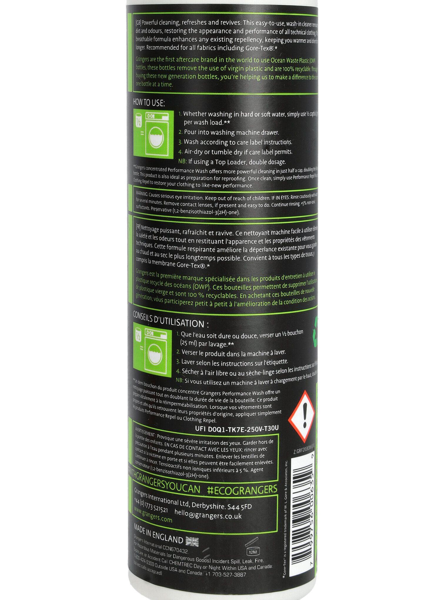 Zestaw do pielęgnacji odzieży Grangers Performance Wash+Performmance Repel+ 6/6