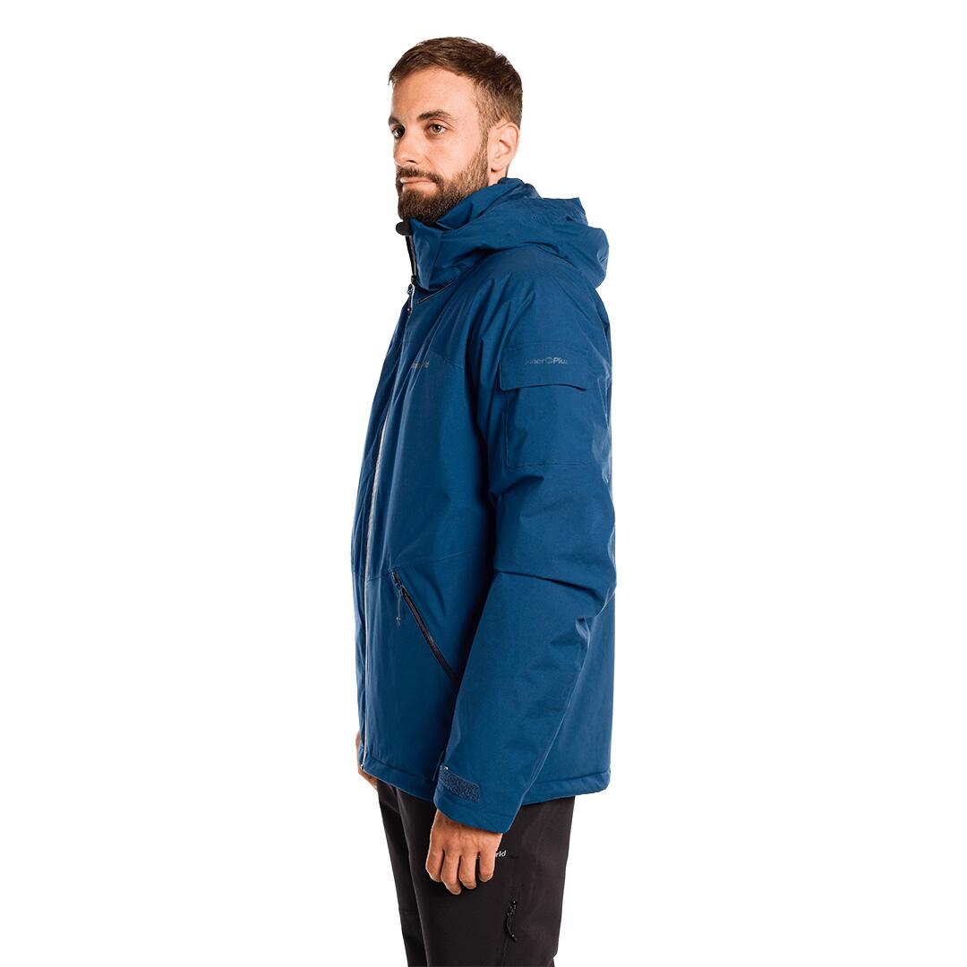 Chaqueta acolchada para Hombre Trangoworld Quercus termic vd Azul Impermeable 5/7