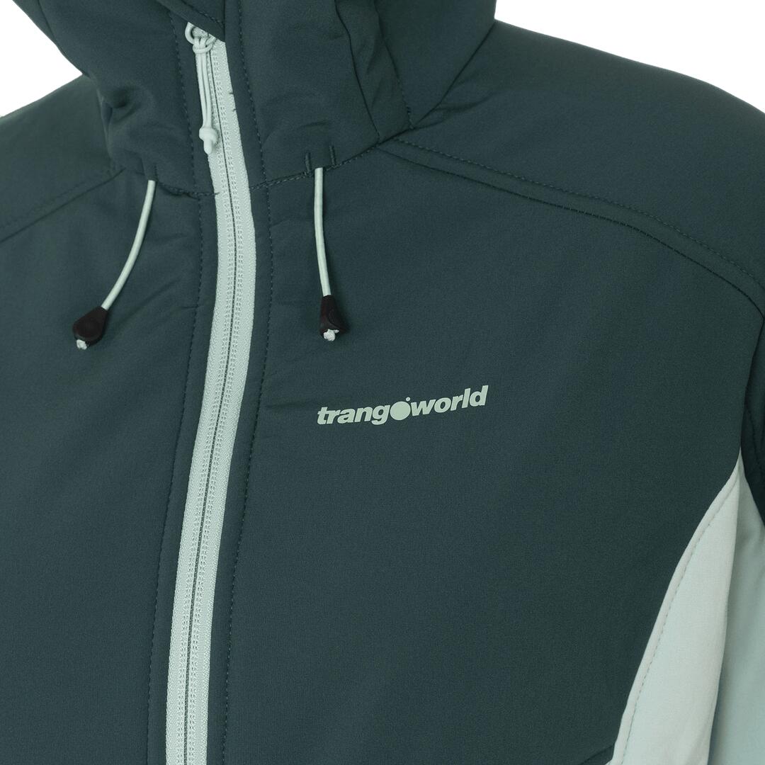 Chaqueta acolchada para Mujer Trangoworld Senjo Verde/Verde 2/3