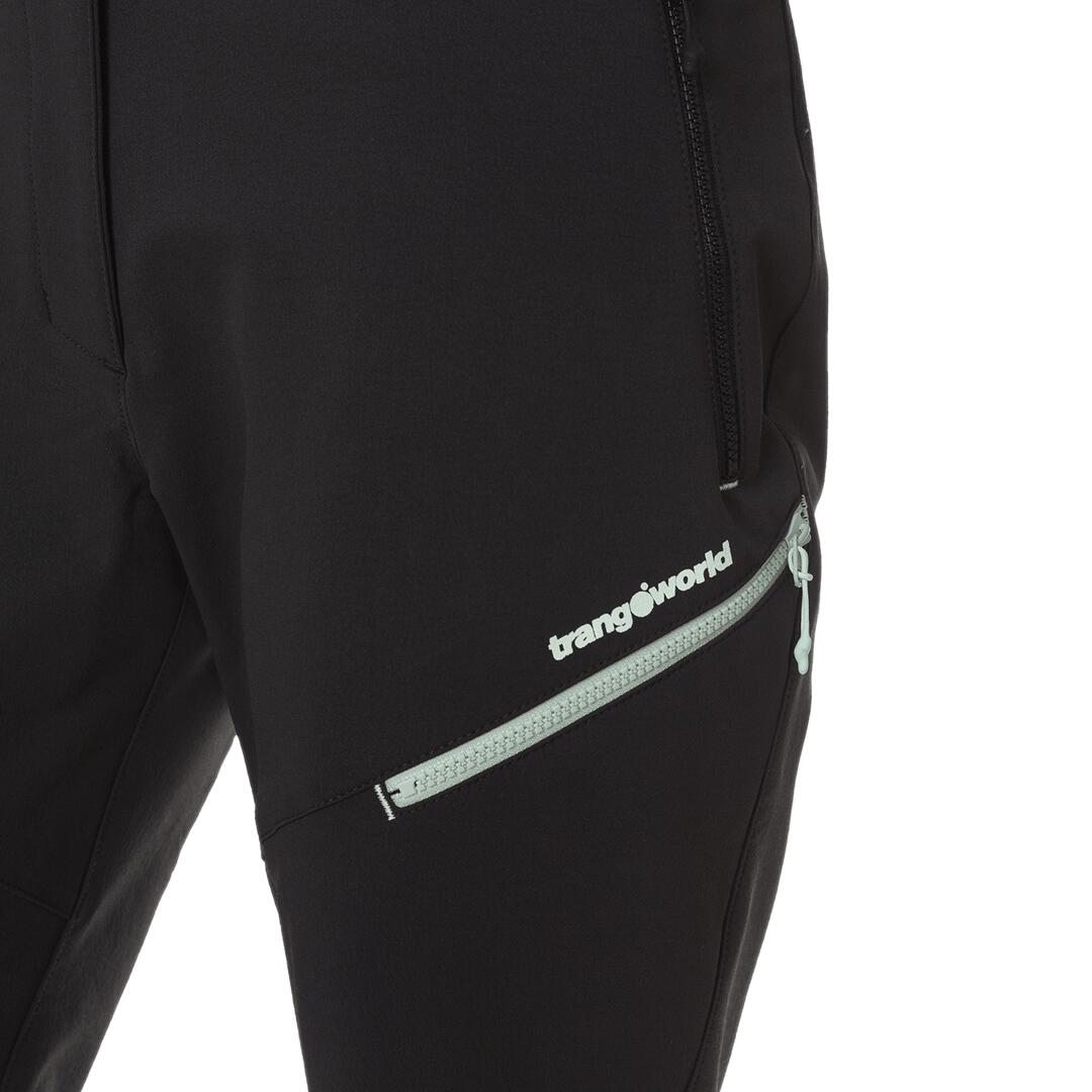 Pantalón para Mujer Trangoworld Noguera dr Negro/Negro 2/7