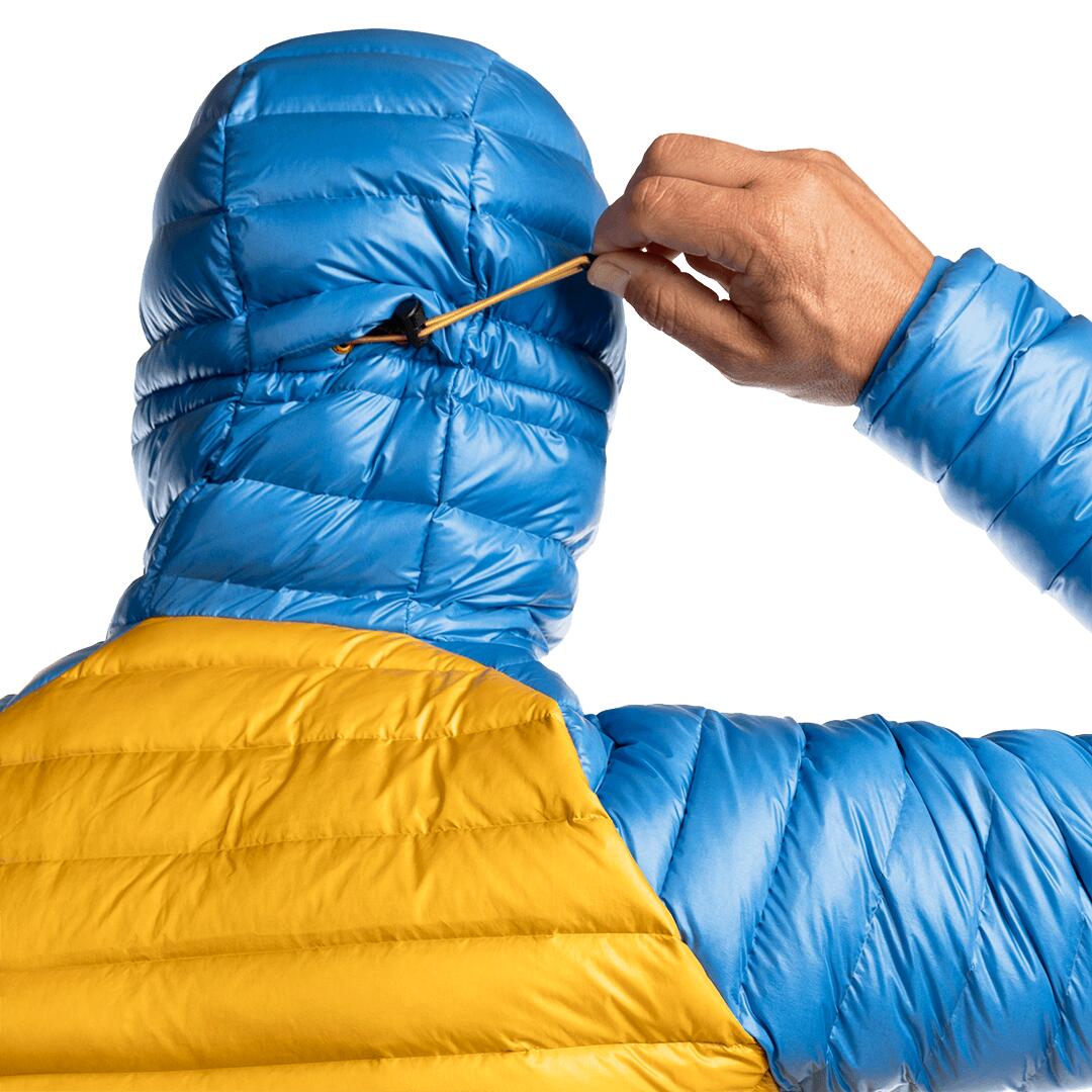 Plumífero para Hombre Trangoworld Timun Amarillo/Azul 180g 600cuin 5/7