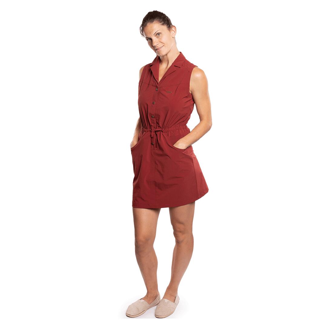 Vestido para Mujer Trangoworld Cameros Marrón 3/6