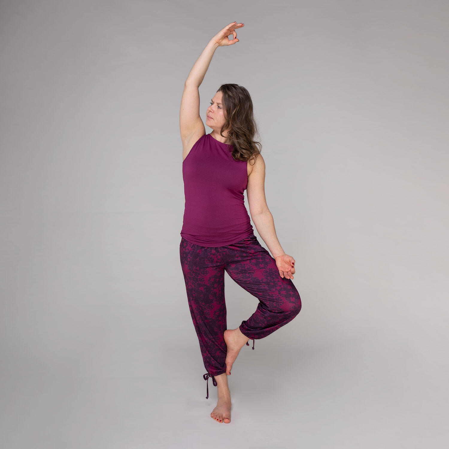 Boat Neck Tank Top, Modal, Berry (purple grape) 5/6