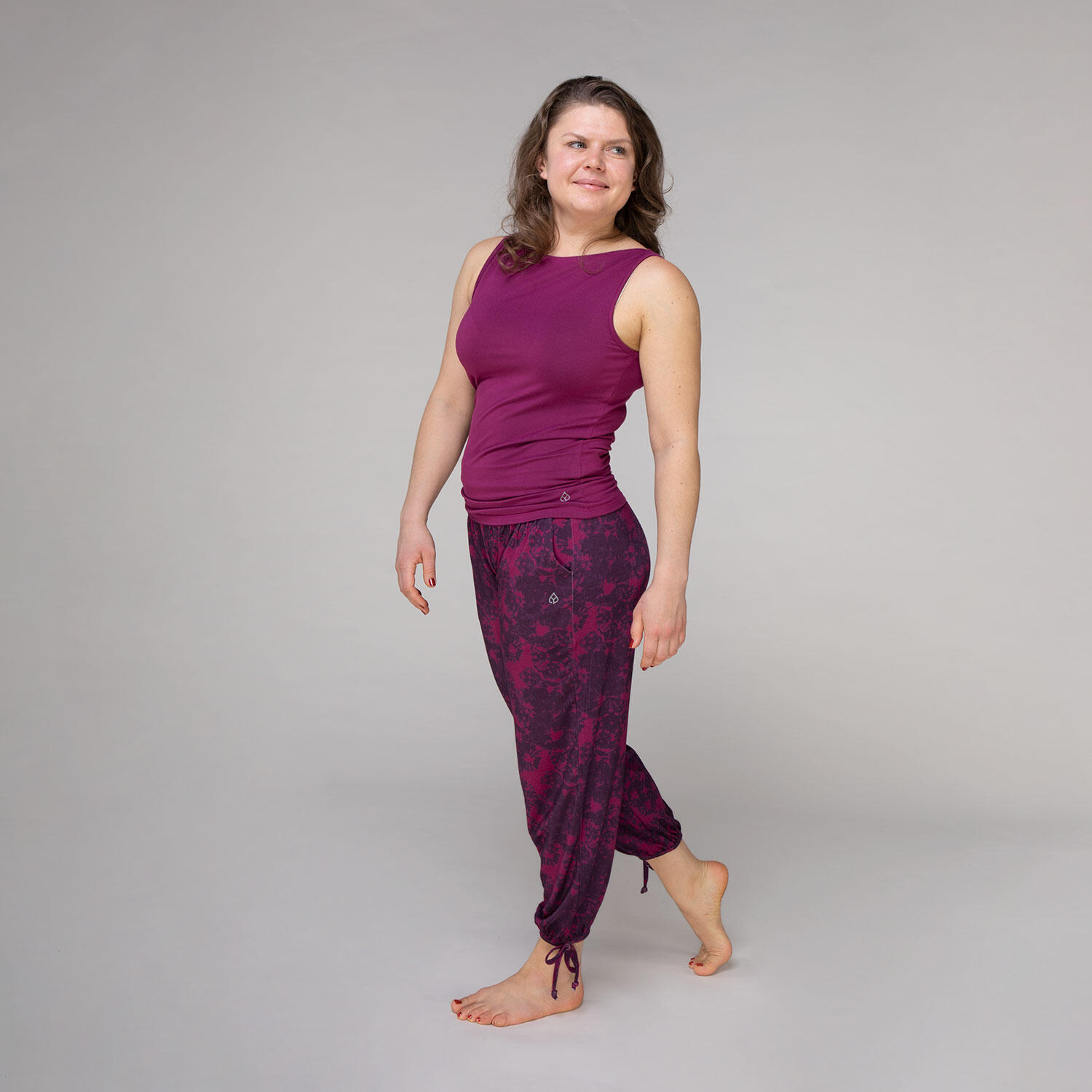 Boat Neck Tank Top, Modal, Berry (purple grape) 4/6