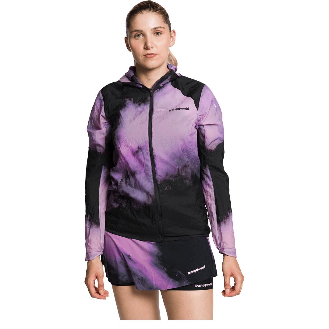 Chaqueta de Trail Running para Mujer Trangoworld Urduliz Rosa 6/7