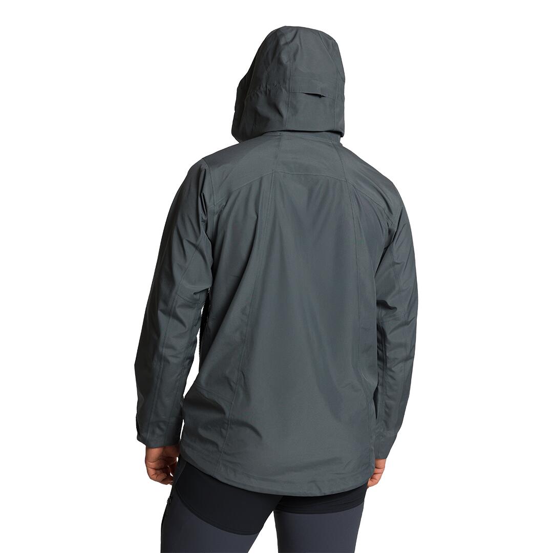 Chaqueta para Hombre Trangoworld Tosos Negro/Gris/Negro Impermeable 3/7
