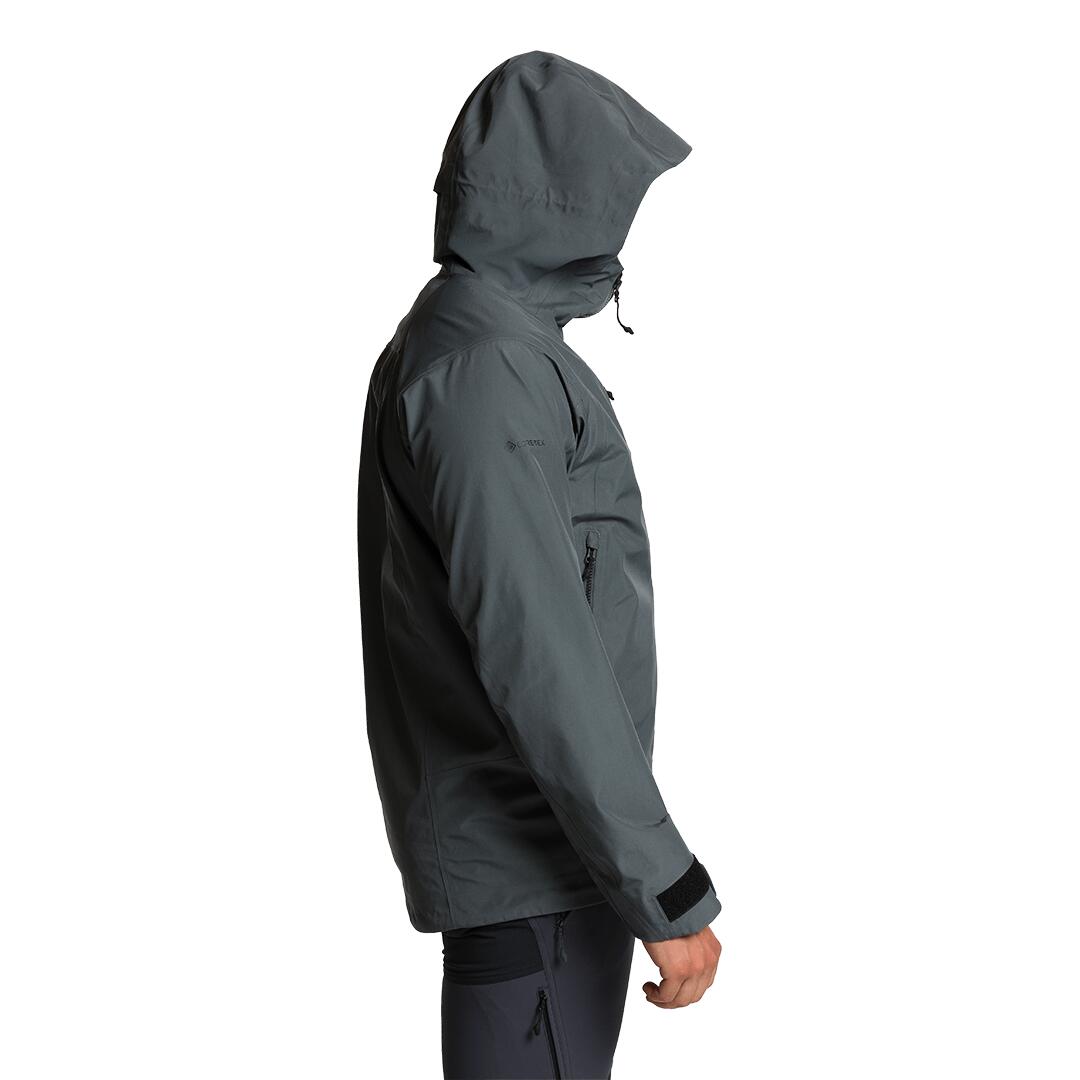 Chaqueta para Hombre Trangoworld Tosos Negro/Gris/Negro Impermeable 4/7