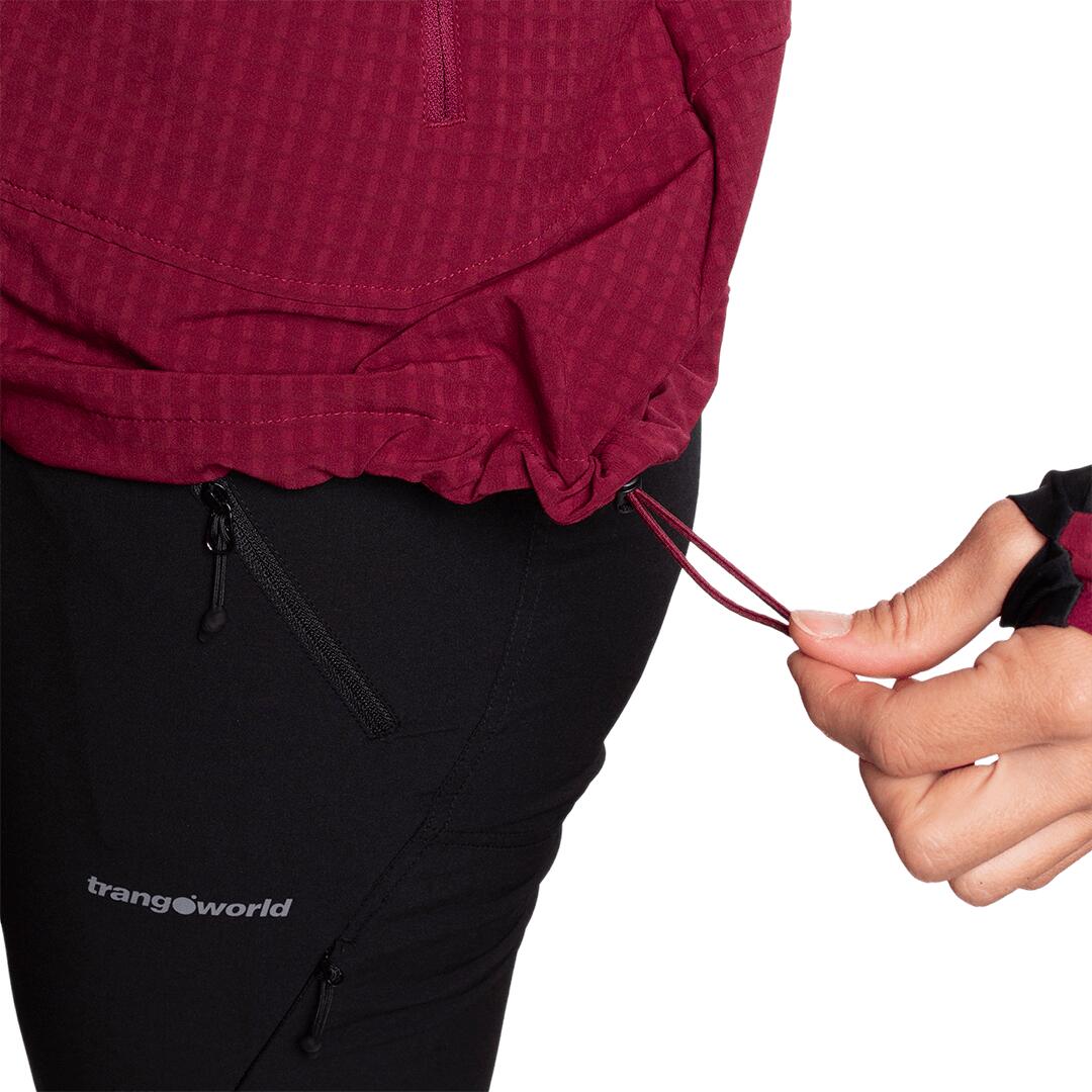 Softshell para Mujer Trangoworld Kyashar Rojo/Negro 7/7