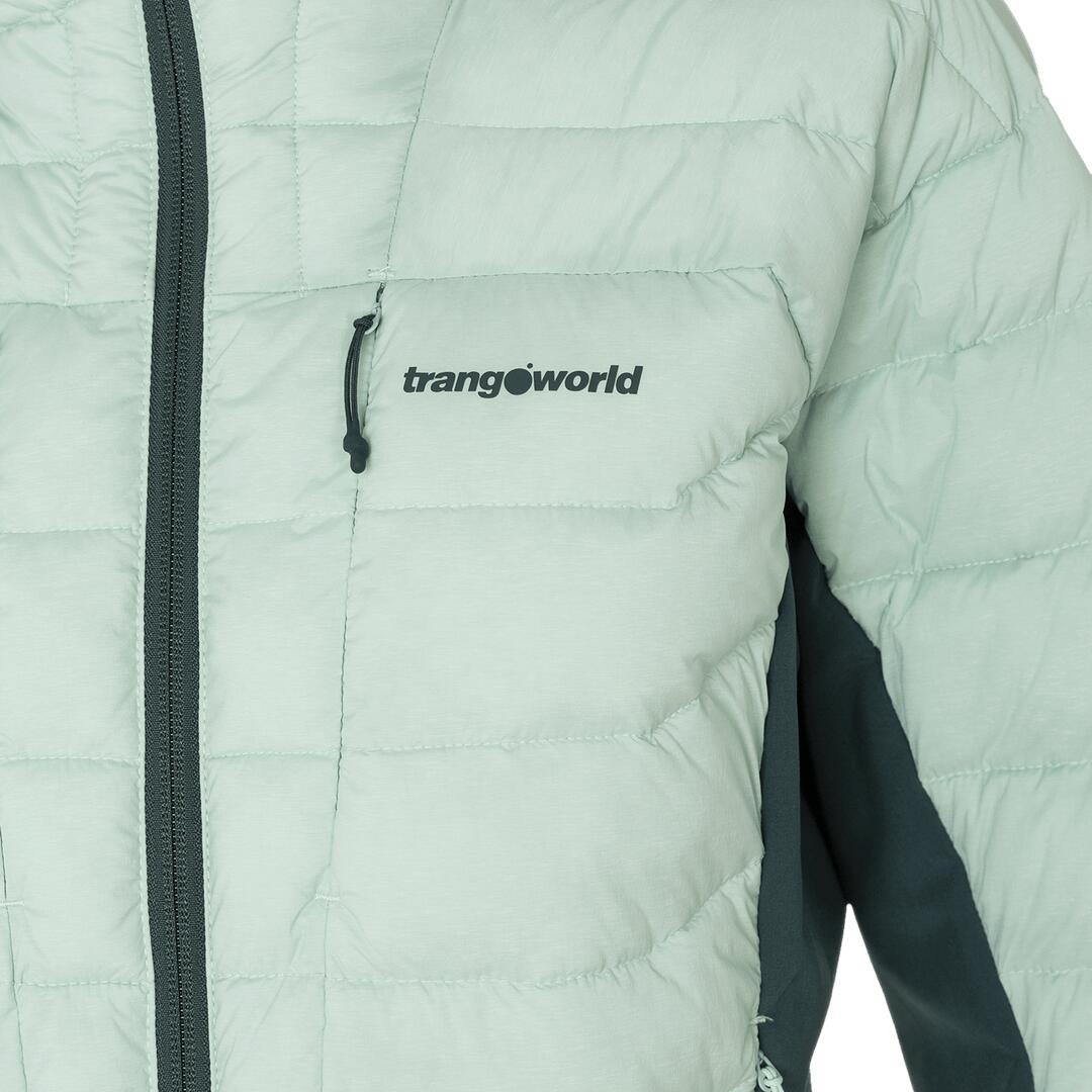 Chaqueta acolchada para Mujer Trangoworld Abeille kb Verde/Verde 2/3