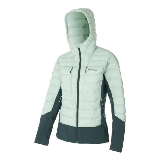 Chaqueta acolchada para Mujer Trangoworld Abeille kb Negro/Verde