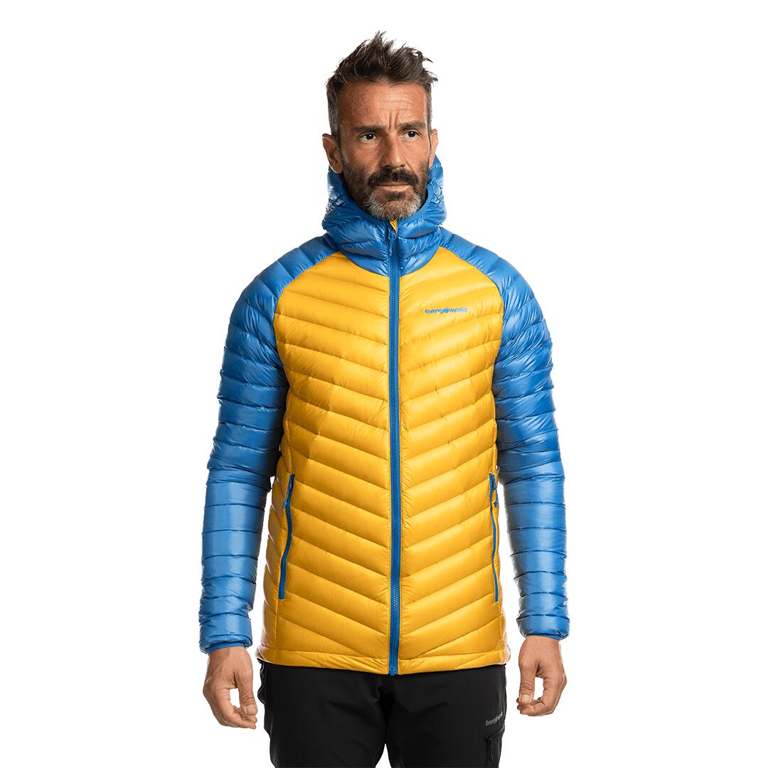 Plumífero para Hombre Trangoworld Timun Amarillo/Azul 180g 600cuin 3/7