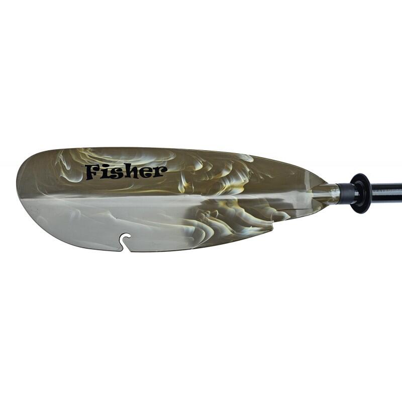 Wiosło kajakowe wędkarskie składane do pływania Scorpio kayak Fisher 250 cm 2/4