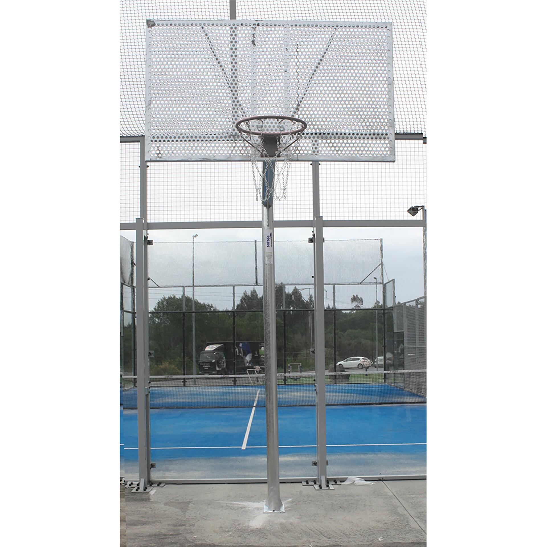 SOFTEE Set di 2 canestri da basket zincati antivandalismo Softee Equipment