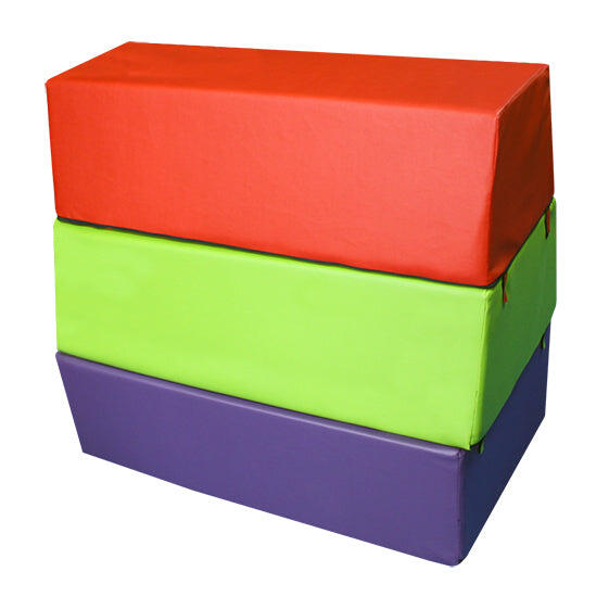Plinton abnehmbare Schaumstoff-Pyramide - 3-teilig - 100 x 60 x 90 cm 3/3