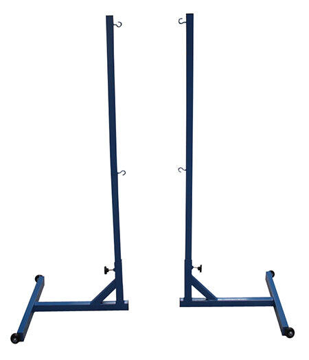 Set van 2 mobiele badmintonpalen met contragewichten en wielen Softee Equipment 4/4
