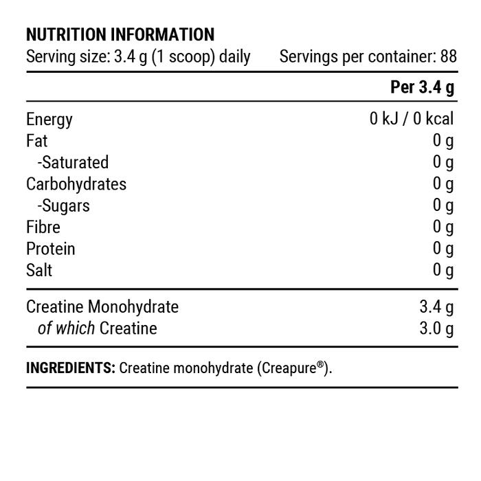 PILLAR CREATINE MONOHYDRATE 300g 3/4