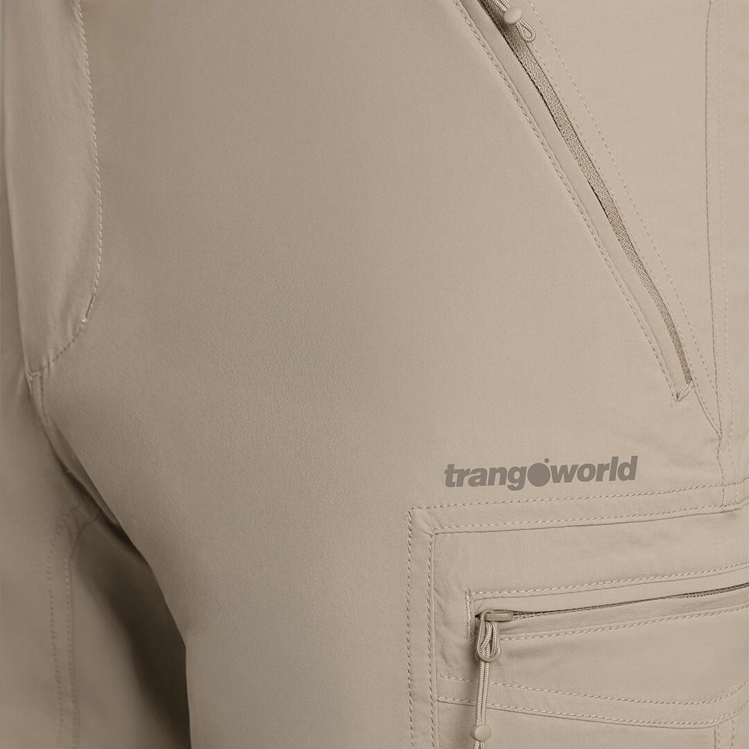 Pantalones cortos para Hombre Trangoworld Brunner Marrón/Gris 2/3