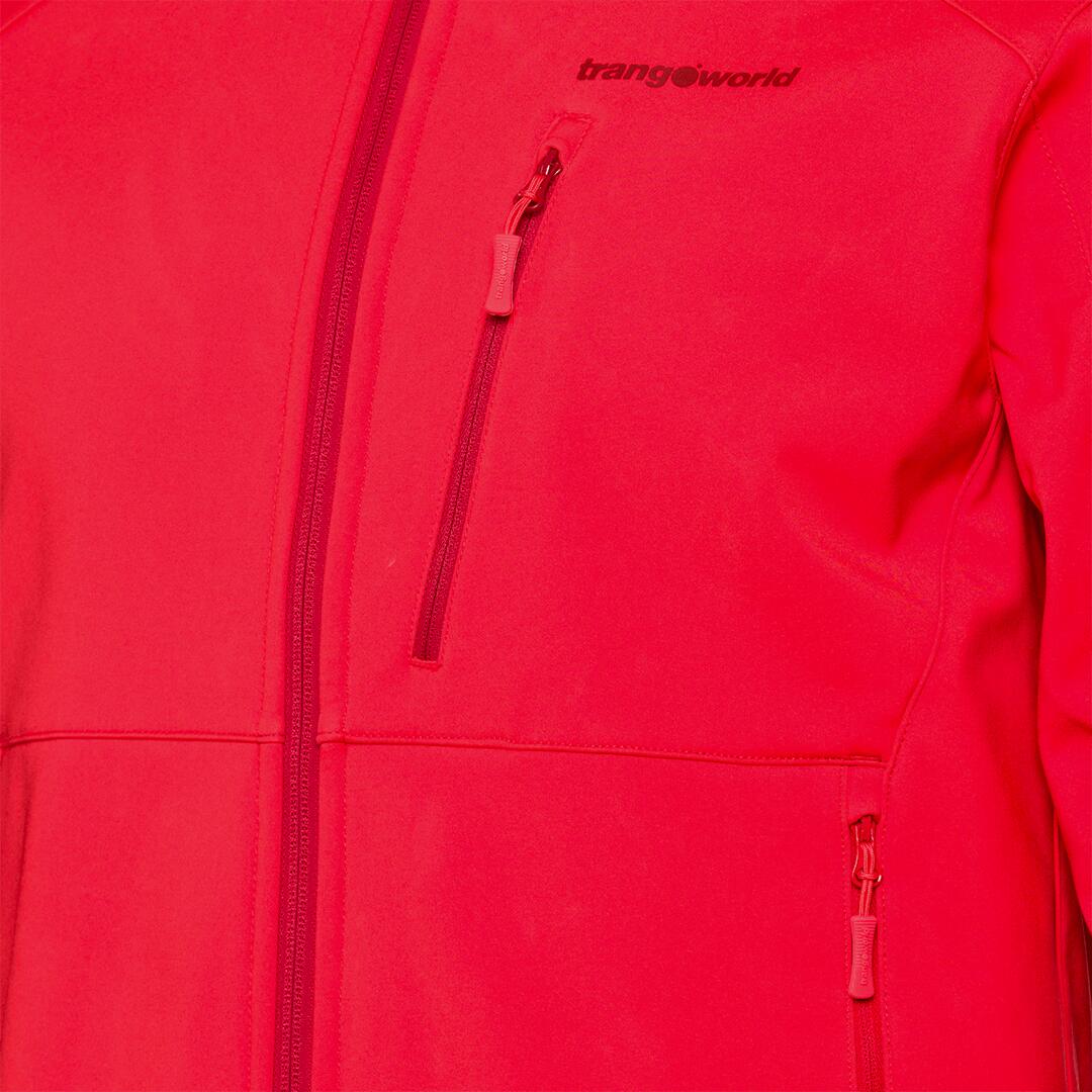 Softshell para Hombre Trangoworld Softgate Rojo 3/4