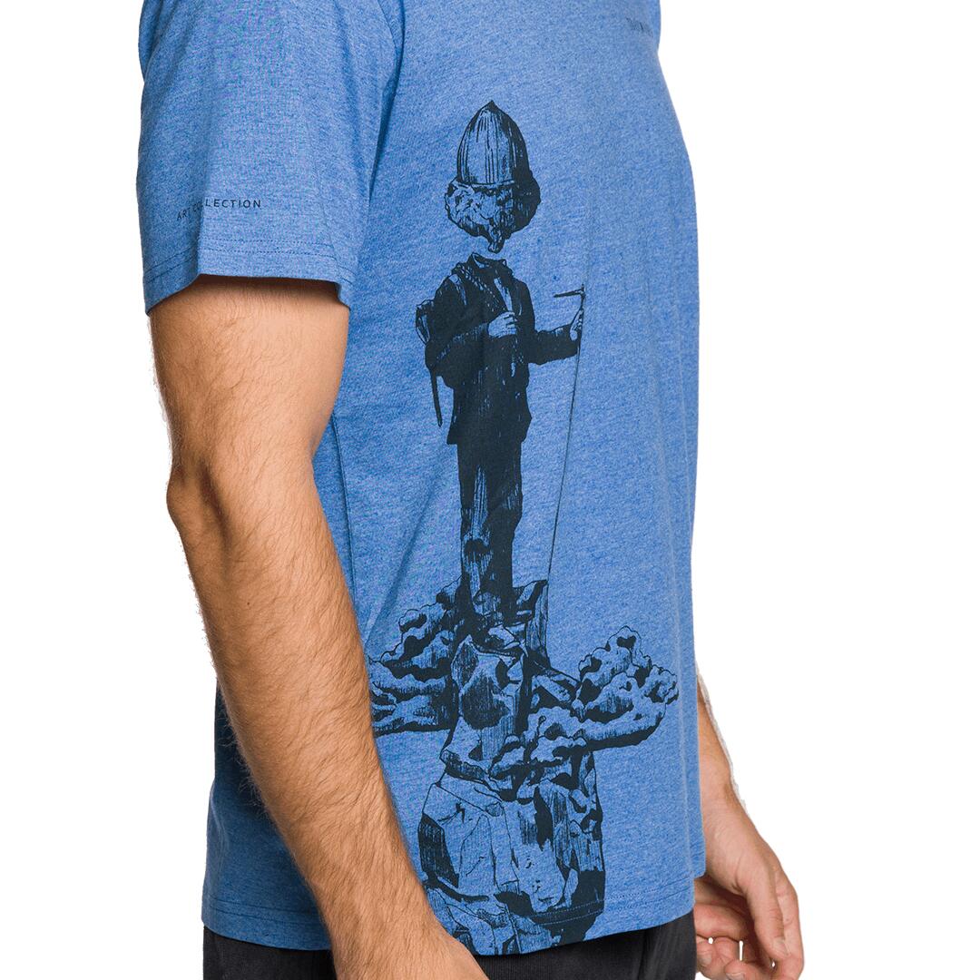 Camiseta para Hombre Trangoworld Nubes Azul 3/5