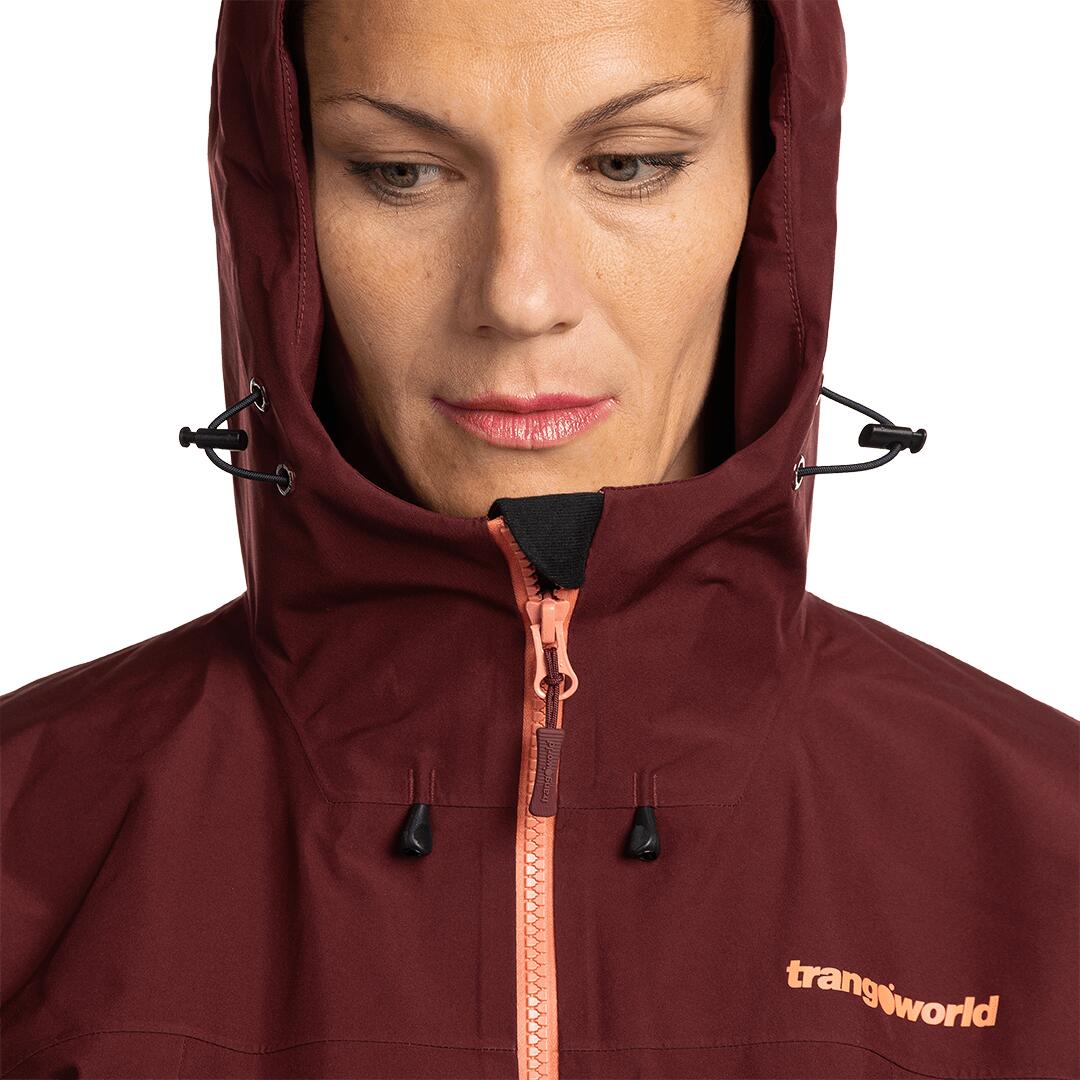 Chaqueta para Mujer Trangoworld Highgate termic woman Rojo/Negro/Gris 3/7