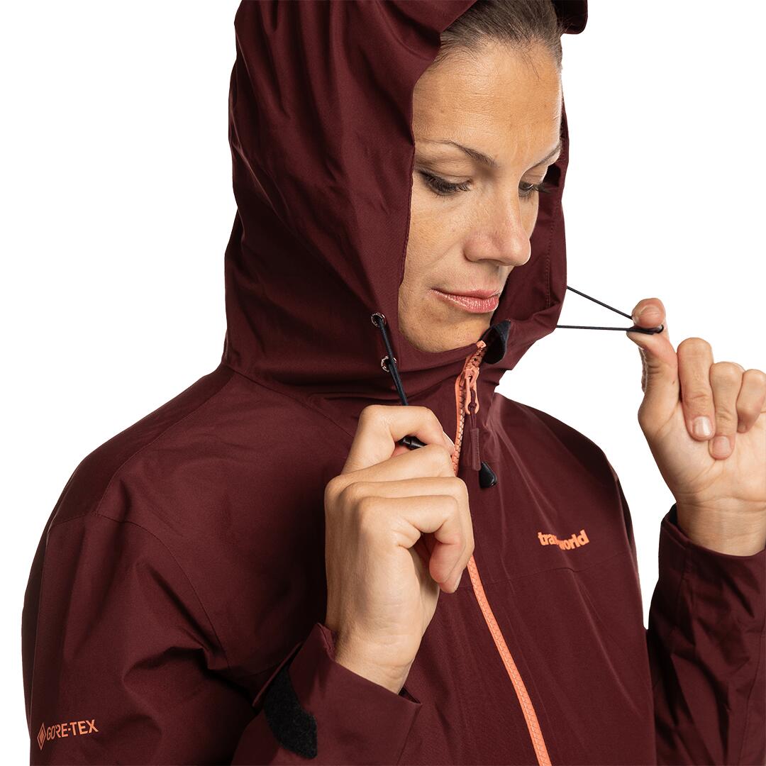 Chaqueta para Mujer Trangoworld Highgate termic woman Rojo/Negro/Gris 2/7