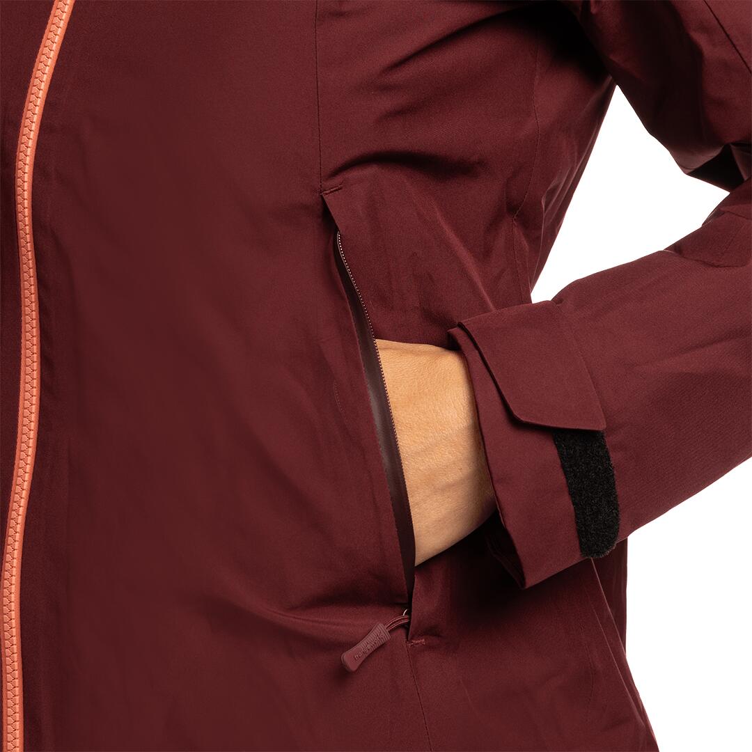 Chaqueta para Mujer Trangoworld Highgate termic woman Rojo/Negro/Gris 7/7