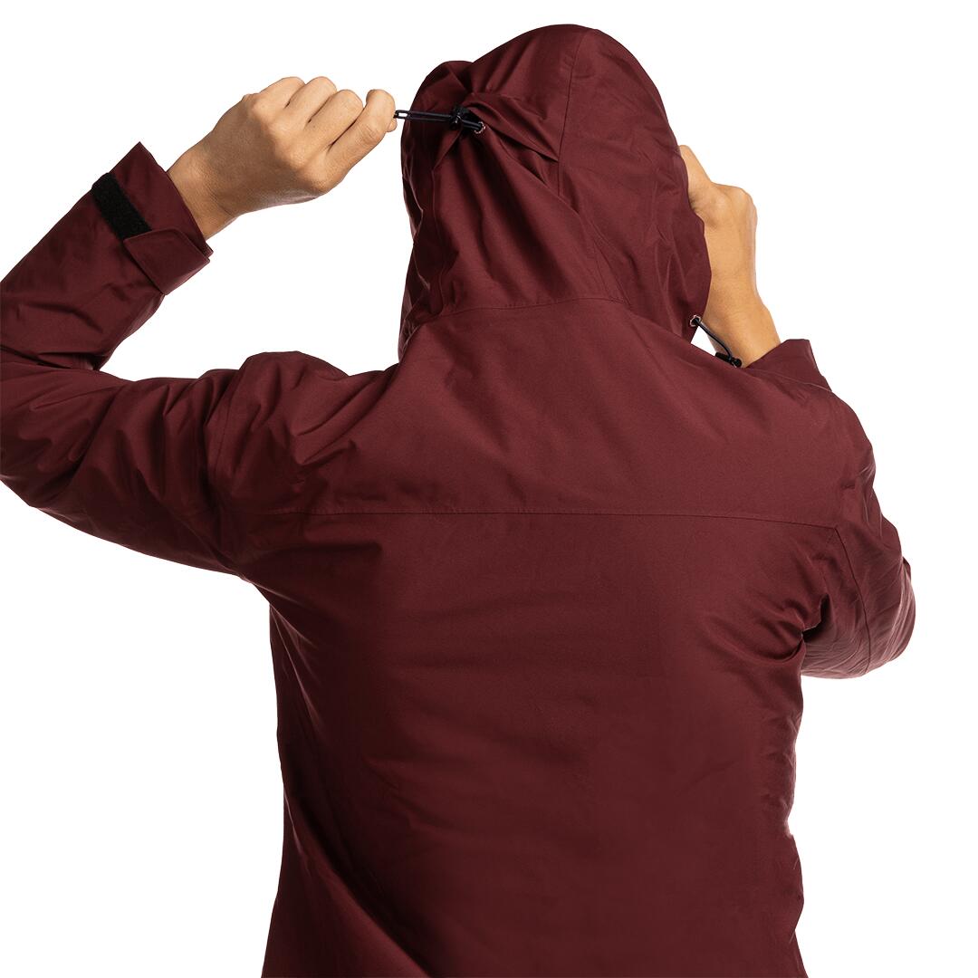Chaqueta para Mujer Trangoworld Highgate termic woman Rojo/Negro/Gris 5/7